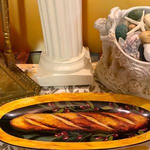 Certified International Italian Bread Plate. 16 1/2 “ Long x 6 1/2 “ Wide